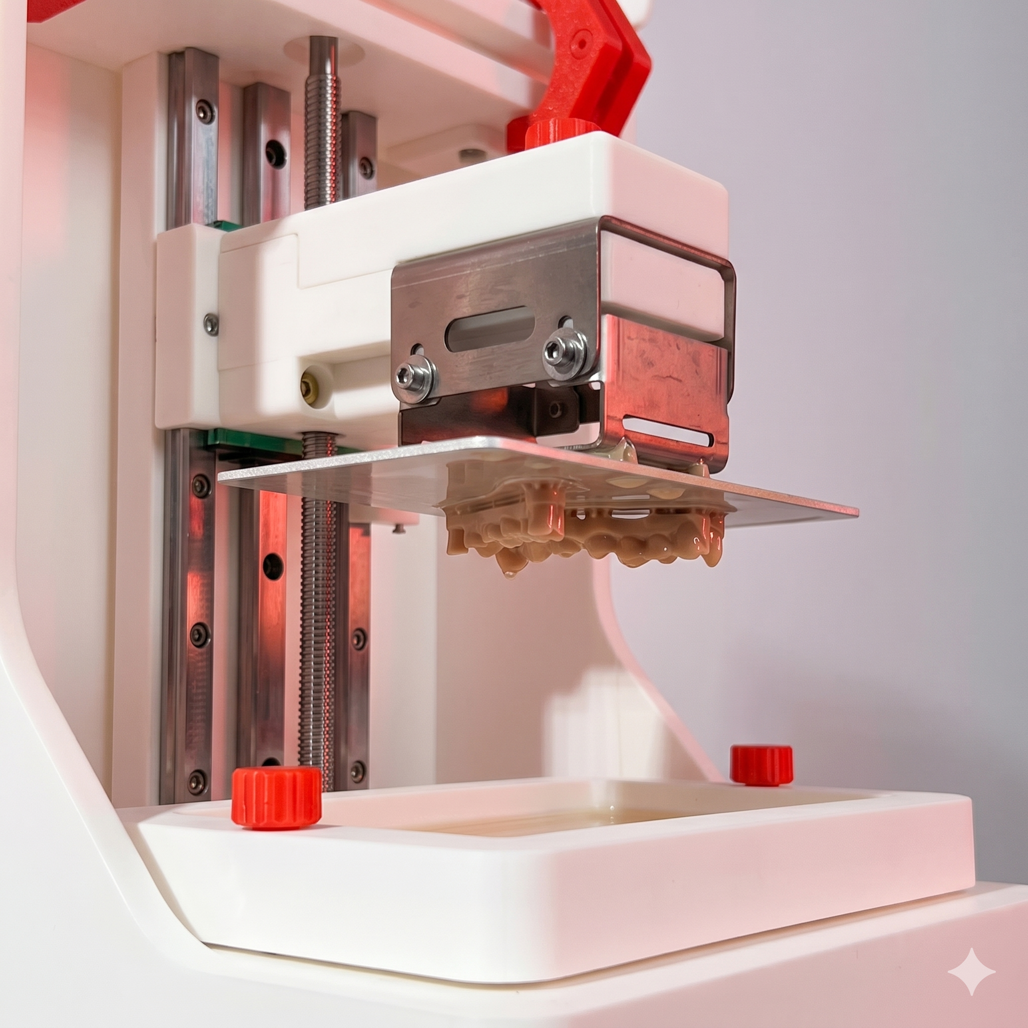 MATIC Edu 3D printer printing in detail